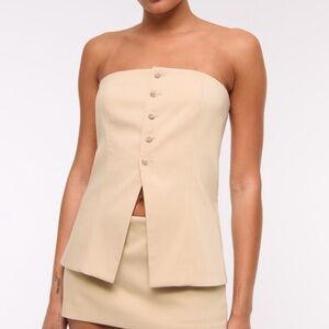 Abercrombie & Fitch - Strapless Button-Through Vest